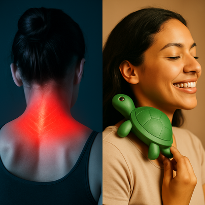 ¡OPORTUNIDAD! Totugit Pro® | Masajeador de Cuello Eléctrico con Calor y Vibración 3D — Alivia el Dolor en Minutos