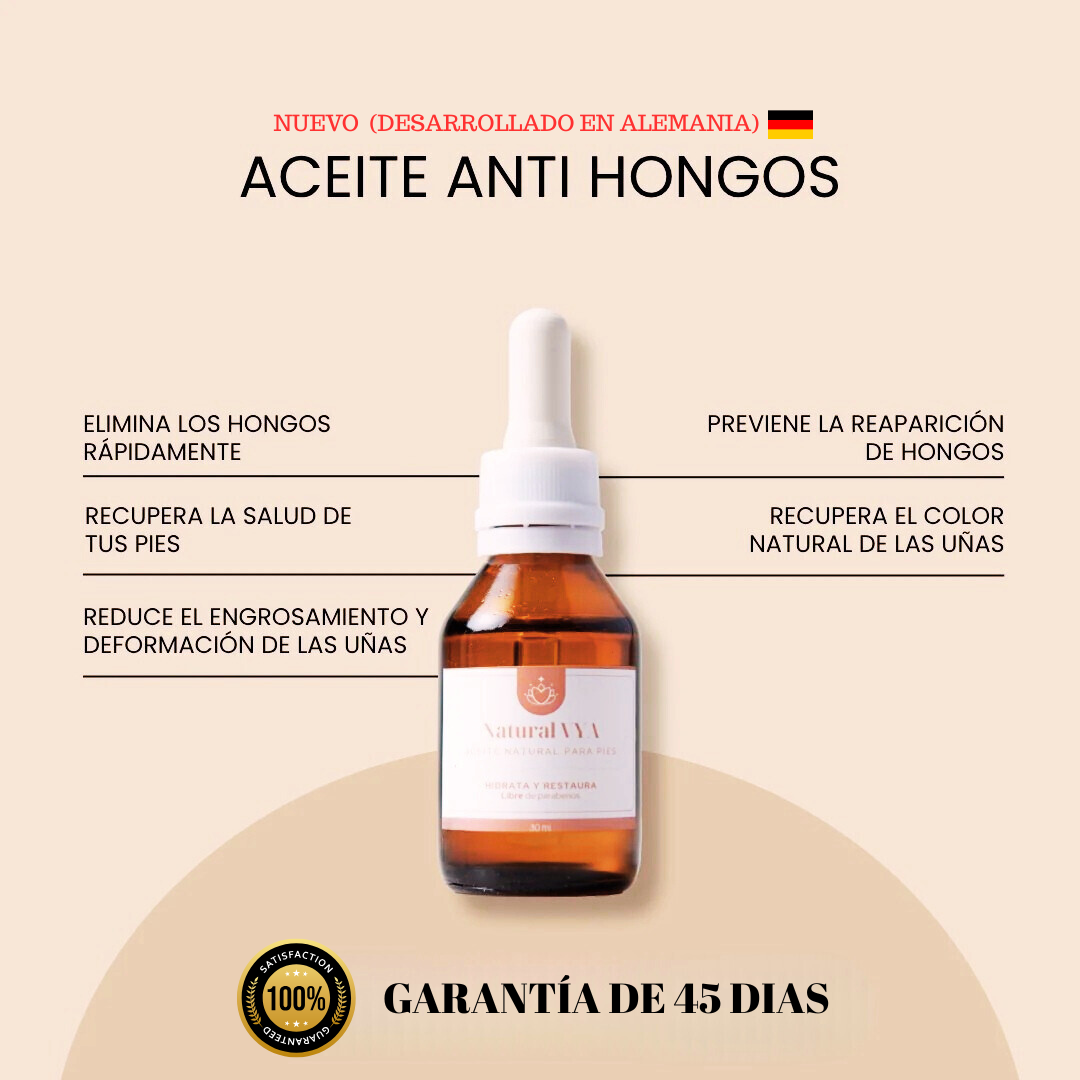 Nuevo Aceite Antihongos para PIES - Resultados Rápidos!