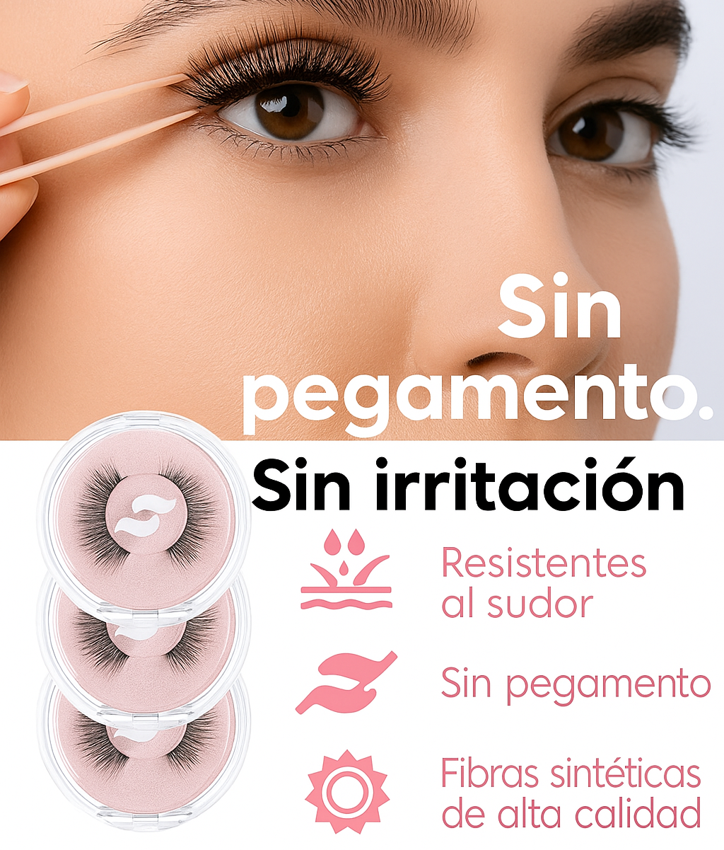 Pestañas UKA Super Adhesivas® SET de Tres