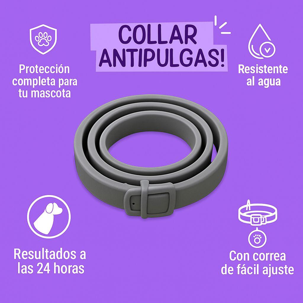 Collar Protección TOTAL – 8 Meses sin pulgas para Tu Peludito!