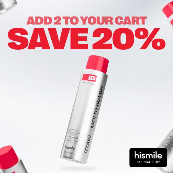 ¡OPORTUNIDAD! Hismile iD Stain Whitening Mouthwash for White Teeth, Freshens Breath with Essential Oils 237ml® | Envío gratis · Pago contra entrega · Calidad premium